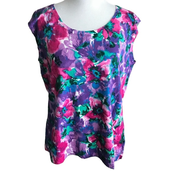 Jones New York Tops - Jones New York Floral Top 1984